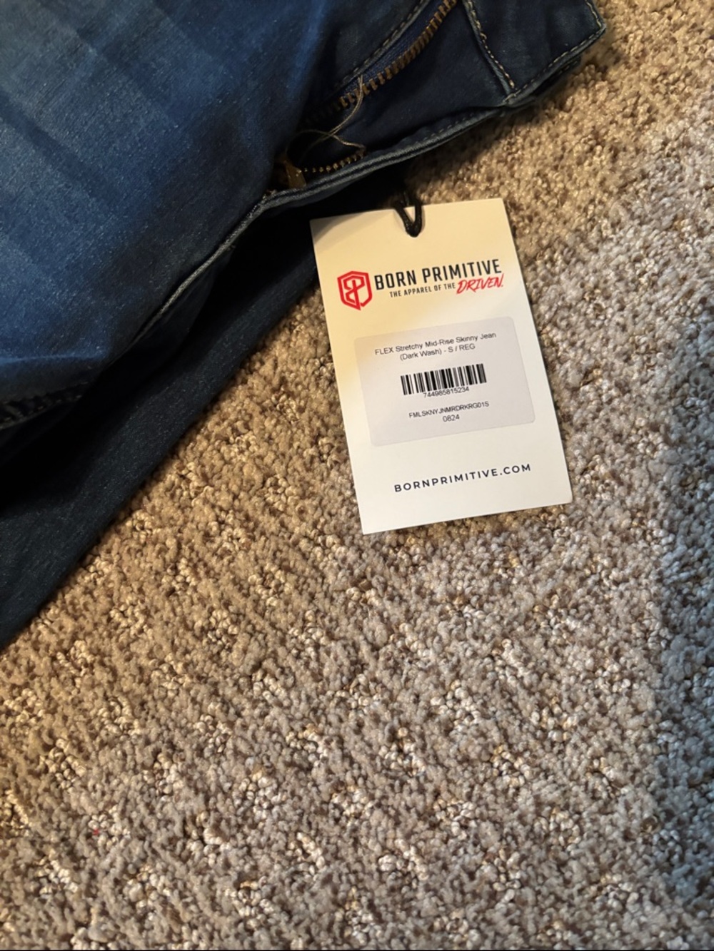 Born Primitive Indigo Stretch Denim Jeans